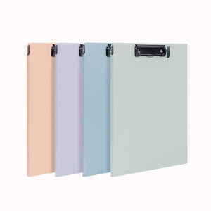
Deli folder splint information folder test paper clip double clip a4 paper storage plywood writing pad junior high school student office supplies file folder contract folder thickened hard a3 conference pad clip this clip