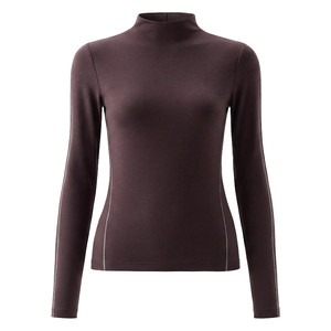 Jiao Nei Repi 501++ Silk Muscle Bottoming Shirt Women's Thermal Underwear with Autumn Clothes and Tops New Autumn Style