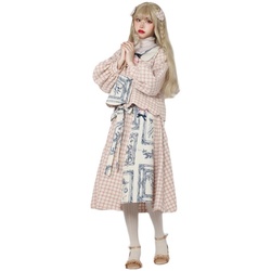 Magic Tea Party Cupid Original Lolita Lolita Sukně Bunda Zimní Bavlněné Oblečení Elegantní Daily
