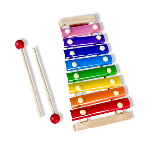 
Bayin hand-knob piano-knob children 15-tone xylophone 8-month-old baby puzzle percussion instrument toys 1-2 years old
