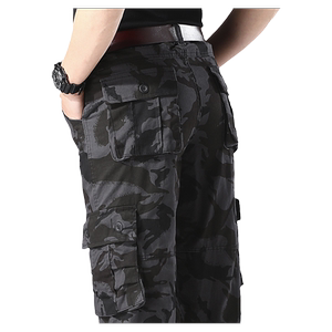 
Multi-pocket camouflage overalls men's casual pants long pants loose straight trendy large size work pants outdoor sports
