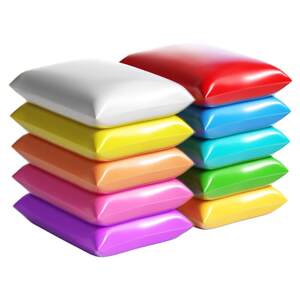 
Ultra-light clay 100g kindergarten special non-toxic plasticine children's clay primary school students white clay space clay 24 color set handmade diy toys