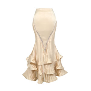 
Blood Supply Original Cupid's Poem Box French Rococo Satin Long Skirt Mermaid Skirt Christmas