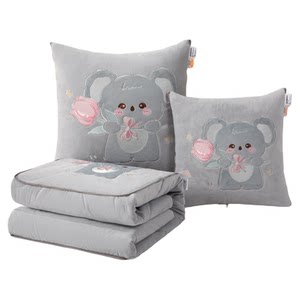 
Class A baby velvet dual-purpose pillow quilt in winter thickened warm two-in-one car cushion office sofa nap
