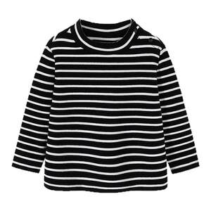 
Mini Balabala parent-child children's boys and girls long-sleeved T-shirts for spring and new family of three high-elastic bottoming shirts