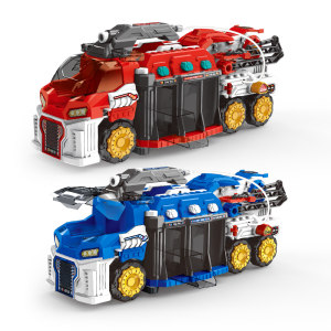 
Multifunctional fire truck children's car toy boy gift large police car engineering vehicle set for boys aged 3 to 6 years old