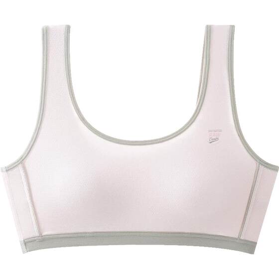 
Three-gun girl bra, children's underwear, developmental stage two and three, modal mulberry silk mesh sports vest