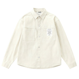 
Woodpecker 2026 new textured spring and autumn new loose shirt style jacket work jacket men's clothing
