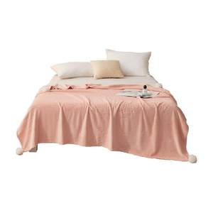 
Luolai Home Textiles Class A moisture absorption and heating technology velvet blanket autumn and winter flannel blanket nap blanket sofa blanket leisure blanket