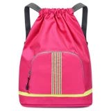 Мешочек, рюкзак подходит для мужчин и женщин, вместительная и большая простая сумка-органайзер для путешествий, спортивная спортивная сумка, на шнурках