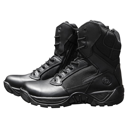 Junloke D14099 メンズ レザー タクティカルブーツ - ハイカット