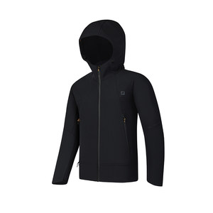 
FILA official men's woven jacket 2025 spring new outdoor sports basic plus hooded top