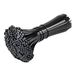 
Self-locking nylon cable ties with enough 100 plastic buckles bundling cable ties with cable storage and management