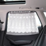 Штора, милый креативный солнцезащитный крем для авто, ткань с рельсами, 2 шт