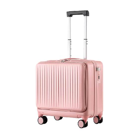 
Big mouth monkey front opening 18-inch small suitcase women's 20-inch lightweight boarding case trolley case men's suitcase