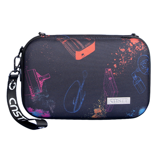 Cnstt Rectangular Hard Shell Table Tennis Racket Bag - Holds 2 Rackets