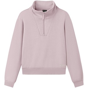 
Skechers New Year's shirt red stand-up collar sweatshirt women's autumn and winter top half-zip long-sleeved jacket thickened sweatshirt