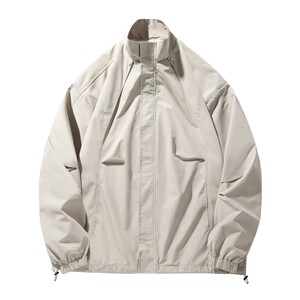 
Men's windproof jacket, men's spring thin men's clothing, new American stand-up collar jacket, spring tops, clothes