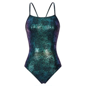 
KISINGGOURAMI new black flash swimsuit women's one-piece triangular racing professional swimming pool special swimsuit