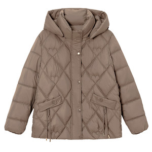 
Mother's Down Jacket Winter 2025 New Middle-aged and Elderly Cotton Jacket Women's Western Style Lightweight Cotton Jacket Short Style