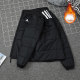 Adidas Adidas cotton jacket ເວັບໄຊທ໌ທາງການຂອງຜູ້ຊາຍເປັນເຮືອທຸງໃນລະດູໃບໄມ້ປົ່ງແລະລະດູຫນາວໃຫມ່ສັ້ນລົງເສື້ອກິລາ jacket DZ1396