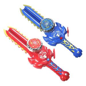 New sword -hair gyroscopy Children's alloy rotation turning gyroscopy launcher boy magic battle tuber