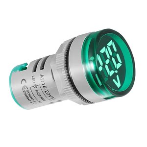 
AC digital display voltage meter 220v380v110v detector display lamp ac digital meter head OX-AD16 small