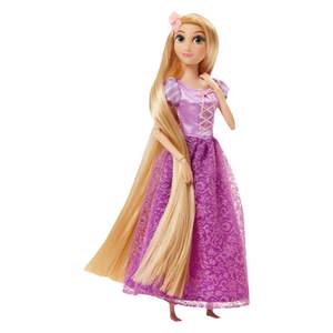 Exit the US Dijia original gift box long hair princess doll+comb toy suit clothes can be worn and removed