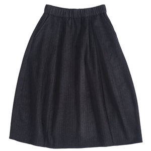 Wool half skirt looks slimmer in autumn and winter, flower bud half skirt covers the hips skirt looks slimmer in winter, flower bud skirt, woolen half body long skirt