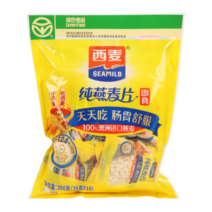 
Ximai Oatmeal Saccharin-free Instant-Eat Pure Oatmeal Fat Nutritional Breakfast Special for Low Pregnant Women Independent Small Package