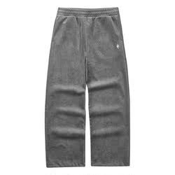 Skechers 2023 Autumn And Winter New Women's Drape Corduroy Trousers Versatile Black High-waisted Wide-leg Pants