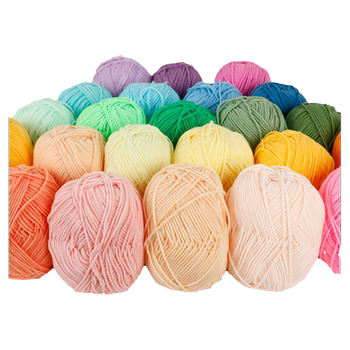 Baby milk cotton self-woven thick thread ball diy handmade