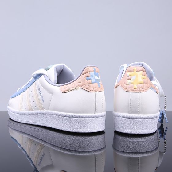 Adidas阿迪达斯三叶草男女鞋贝壳头运动休闲板鞋GZ3413 GZ3414