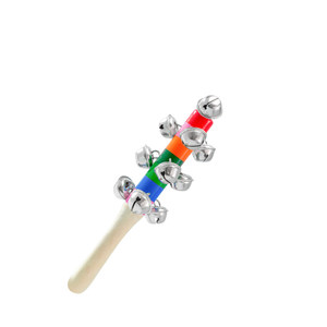 
Omer percussion instrument children's rattle ringing ring 21 ring stick ringing kindergarten music teaching aids children's pursuit training
