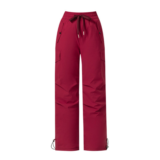 
Yalu Fashion Trend Upgraded Workwear Down Pants Women's Outerwear 2025 Winter New Windproof and Coldproof Assault Cotton Pants