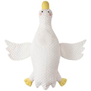 
October Crystal Big White Goose Exhaust Pillow Baby Flatulence Colic Soothing Pillow Baby Sleeping Child Holding Pillow