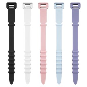 
Silicone storage tie hair dryer power cord data cable bundling buckle storage soft glue cable tie household artifact