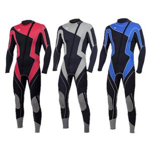 
One-piece diving suit with zipper front chest side surfing suit thickened warm swimsuit men's 3mm cold-proof snorkeling equipment