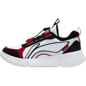 
Li Ning Big Children's Shoes Casual Shoes Men's Big Children's Official Comfortable Sports Round Toe Plus Velvet Reflective Shoes Sports Shoes