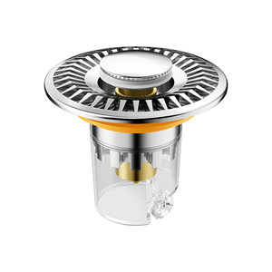 
Washbasin leakage plug filter spring core basin drain hair anti-blocking odor and insect-proof push-type accessories
