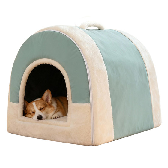 
Dog house, warm dog house in winter, removable and washable large dog house, four-season cat house, pet sleeping supplies