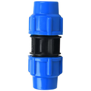 
PE pipe quick union, hot melt-free water pipe accessories, quick connection, switch, three-way valve, 46 points direct elbow