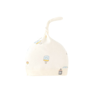
Newborn baby fetal cap pure cotton boneless summer single layer 0-6 months male and female baby spring and autumn baby cap to protect fontanel