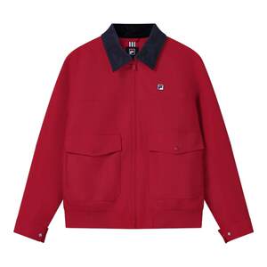 
FILA Official Men's Cotton Clothes 2026 Spring New Fashion Casual Comfortable Classic Jackets Warm Jackets