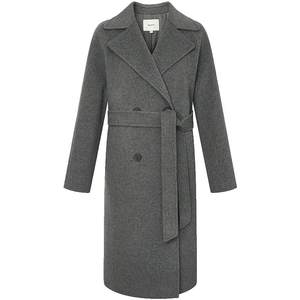 
Hazzys simple and fashionable mid-length wool coat for women in autumn and winter comfortable and warm wool coat