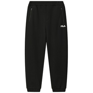 
FILA official men's knitted trousers 2025 winter new fashion casual plus velvet comfortable cuffed trousers