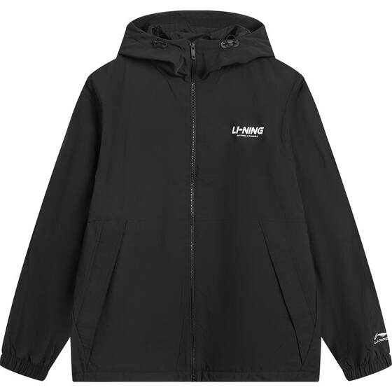 
Li Ning Jacket Men's Spring New Couple Windbreaker Cardigan Top Casual Trendy Retro Hooded Sports Jacket Women