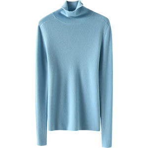This is really good -looking ~ high -necked cashmere sweater women's slim pure cashmere sweater knitting bottom shirt autumn and winter
