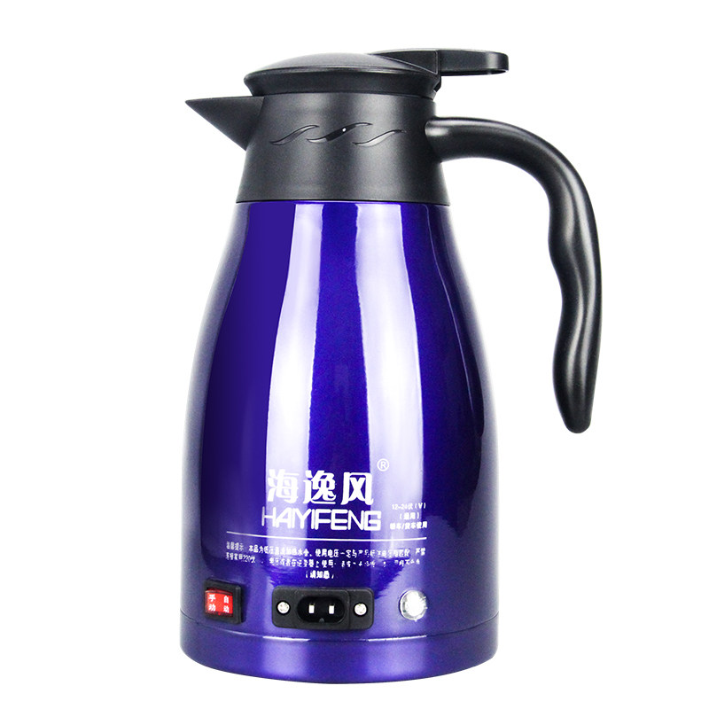 B18JPsF Camion Bollitore Acqua Portatile 1000ml 24V Viaggio Auto Camion caffè Fare in Acciaio Inox caffè Termico Caraffa 12 Ore di Ritenzione del Calore