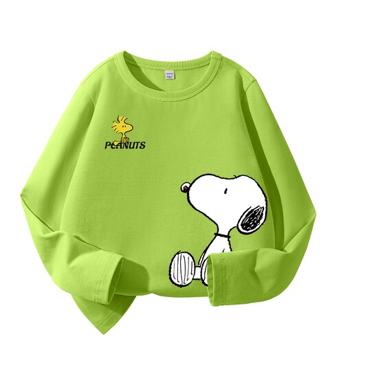 
Snoopy children's clothing boys' long-sleeved T-shirt spring and autumn style men's big children's autumn top children's pure cotton thin base shirt